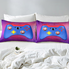 Load image into Gallery viewer, Gamer Duvet Cover Set Video Game Gamepad Bedding Set for Kids Boys Teens Console Games Comforter Cover Psychedelic Game Controller Bedspread,Room Decor 2/3Pcs Bedding