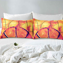 Load image into Gallery viewer, 3D Sports Basketball Bedding Set for Boys Teens Oil Painting Basketball Court Duvet Cover Kids Ball Pattern Comforter Cover Luxury Quilt Cover,Room Decor 2/3Pcs Bedding