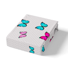 Load image into Gallery viewer, Butterfly Bedding Set for Girls Kids 3D Butterflies Print Comforter Cover Flying Insects Pattern Duvet Cover Luxury Microfiber Quilt Cover,Room Decor 2/3Pcs Bedding