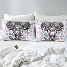 Load image into Gallery viewer, Boho Elephant Duvet Cover Set for Kids Woman Adults Hippie Mandala Print Bedding Set Bohemian Style Comforter Cover Indian Exotic Quilt Cover,Room Decor 2/3Pcs Bedding