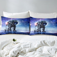 Load image into Gallery viewer, Homewish 3D Astronaut Comforter Cover Set for Kids Boys Teens Galaxy Outer Space Duvet Cover Space Adventure Bedding Set Science Fiction Theme Quilt Cover,Room Decor 2/3Pcs Bedding