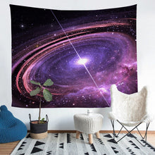 Load image into Gallery viewer, Galaxy Wall Blanket Girly Dreamy Starry Sky Tapestry for Kids Girls Women Purple Milky Way Decor Wall Hanging Outer Space Themed Wall Art