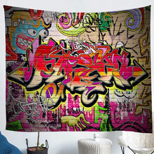 Load image into Gallery viewer, Hip Hop Tapestries Wall Hanging Boys Youth Hippie Graffiti Tapestry Kids Teens Graffiti Wall Art Bedding Throw Blanket Street Culture Wall Blanket,Bedding Collection