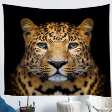 Load image into Gallery viewer, Leopard Wall Blanket Cheetah Print Tapestry Wild Animal Theme Wall Hanging for Boys Girls Children Adults Bedroom Decor Safari Wildlife Style Wall Art Bedding Throw Blanket