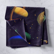 Load image into Gallery viewer, Galaxy Wall Blanket Universe Planet Printed Tapestry For Kids Boys Girls Children Colorful Outer Space Themed Wall Hanging Milky Way Decor Wall Art Black