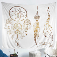 Load image into Gallery viewer, Girls Dreamcatcher Wall Blanket Boho Dream Catcher Wall Hanging Girly Indian Feather Tapestry For Kids Adults Women Luxury Bohemian Style Wall Art Room Decor Picnic Sheet