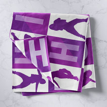 Load image into Gallery viewer, Hip Hop Style Tapestry for Girls Boys Children Teens Street Dance Wall Hanging Street Culture Wall Blanket Room Decor Youth Purple Design Wall Art Beach Throw Tapestry