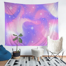 Load image into Gallery viewer, Glitter Girly Tapestry Girls Kids Pink Blue Fluid Bedding Throw Blanket Abstract Art Marble Tapestries Wall Hanging Luxury Hypoallergenic Wall Blanket,Bedding Collection