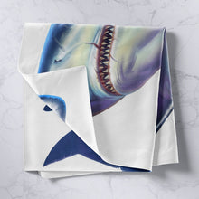 Load image into Gallery viewer, 3D Shark Bedding Throw Blanket for Kids Boys Teens Sea Animal Print Tapestry Ocean Marine Life Tapestries Wall Hanging Sealife Wall Blanket,Bedding Collection