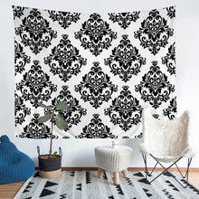 Load image into Gallery viewer, European Jacquard Bedding Throw Blanket Woman Adults Floral Print Tapestries Wall Hanging Lightweight Breathable Tapestry Luxury Royal Wall Blanket,Bedding Collection