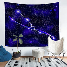 Load image into Gallery viewer, Galaxy Outer Space Tapestries Wall Hanging Kids Boys Girls Constellation Theme Bedding Throw Blanket Blue Starry Sky Tapestry Universe Astronomical Wall Blanket,Bedding Collection
