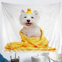 Load image into Gallery viewer, Puppy Dog Bedding Throw Blanket Kids Boys Girls Cute Animal Pattern Tapestries Wall Hanging 3D Dog Print Tapestry Lightweight Soft Wall Blanket,Bedding Collection