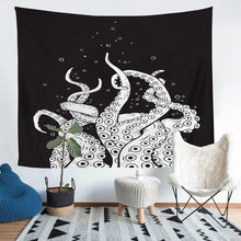 Load image into Gallery viewer, Octopus Tentacle Tapestries Wall Hanging for Kids Boys Teens Marine Life Ocean Nautical Tapestry Sea Animal Print Bedding Throw Blanket Sealife Wall Blanket,Bedding Collection