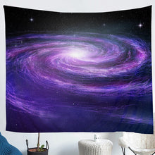 Load image into Gallery viewer, Galaxy Tapestry for Girls Children Women Outer Space Themed Wall Hanging Decorative Purple Starry Sky Wall Blanket Milky Way Wall Art Picnic Sheet