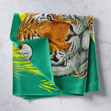 Load image into Gallery viewer, Tiger Wall Blanket Wild Animal Theme Tapestry For Kids Men Women Adults Wildlife Style Wall Hanging Ultra Soft Tiger Family Decor Wall Art Green Nature