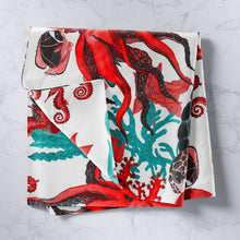 Load image into Gallery viewer, Ocean Tapestries Wall Hanging Kids Boys Girls Sea Turtle Octopus Fish Tapestry Marine Life Nautical Bedding Throw Blanket Sea Animal Print Wall Blanket,Bedding Collection