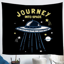 Load image into Gallery viewer, Outer Space Tapestry for Kids Boys Teens Ufo Alien Galaxy Bedding Throw Blanket Universe Planet Tapestries Wall Hanging Space Adventure Wall Blanket,Bedding Collection