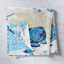 Load image into Gallery viewer, Starfish Tapestry Ocean Marine Fish Wall Hanging for Kids Adult Sea Creatures Wall Blanket Blue Sea Underwater World Wall Art Room Decor Bedding Throw Blanket