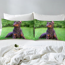 Load image into Gallery viewer, Dog Printed Comforter Cover Cute Pet Dog Bedding Set 3D Animal Theme Duvet Cover for Children Kids Boys Girls Adults Microfiber Pet Dog Puppy Pattern Bedspread Cover Room Decor Bedclothes