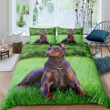 Load image into Gallery viewer, Dog Printed Comforter Cover Cute Pet Dog Bedding Set 3D Animal Theme Duvet Cover for Children Kids Boys Girls Adults Microfiber Pet Dog Puppy Pattern Bedspread Cover Room Decor Bedclothes