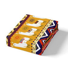 Load image into Gallery viewer, Cute Llama Bedding Set Cartoon Llama Alpaca Duvet Cover For Kids Children Boys Girls Tribal Geometry Stripe Comforter Cover South American Animals Bedspread Cover Bedroom Decor 2/3pcs