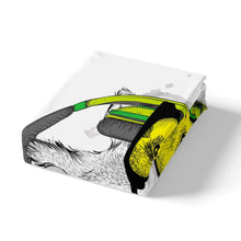 Load image into Gallery viewer, Giraffe Duvet Cover Zoo Animal Pattern Comforter Cover Rock Music Themed Bedding Set For Kids Adults Hip Hop Musical Pattern Bedspread Cover Ultra Soft Room Decor Bedclothes Zipper