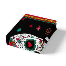 Load image into Gallery viewer, Sugar Skull Comforter Cover Women Skull Pattern Bedding Set Boho Skeleton Design Duvet Cover for Children Kids Adults Gothic Bones Bedspread Cover Daisy Flowers Room Decor Bedclothes