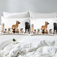 Load image into Gallery viewer, Dog Printed Duvet Cover Cute Cat Bedding Set For Kids Boys Girls Children Adults Lovely Kitten Puppy Comforter Cover 3D Animal Theme Decor Bedspread Cover Zipper