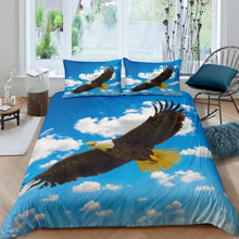 Load image into Gallery viewer, Eagle Duvet Cover Safari Animal Themed Bedding Set For Kids Women Men Adults Cool Bird Comforter Cover Ultra Soft Wildlife Style Decor Bedspread Cover Zipper