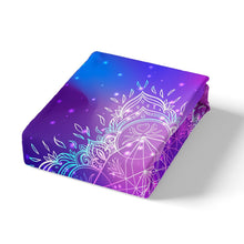 Load image into Gallery viewer, Boho Mandala Bedding Set Girly Bohemian Dreamcatcher Comforter Cover for Kids Girls Women Purple Mandala Printed Duvet Cover Exotic Floral Printed Bedspread Cover Room Decor Quilt Cover