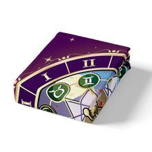 Load image into Gallery viewer, Clock Theme Duvet Cover Chic Retro Roman Style Bedding Set Constellation Comforter Cover for Boys Girls Adults Bedroom Decor Machine Pattern Bedspread Cover Galaxy Astrology