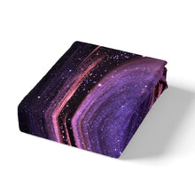 Load image into Gallery viewer, Galaxy Duvet Cover Girly Dreamy Starry Sky Bedding Set for Kids Girls Women Purple Milky Way Decor Comforter Cover Outer Space Themed Bedspread Cover 2/3pcs Zipper