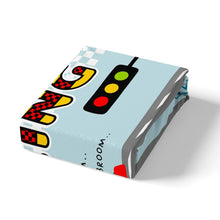 Load image into Gallery viewer, Kids Bedding Set Race Sports Car Fitted Sheet for Boys Children Cute Cartoon Lion Bed Sheet Set Breathable Car Sports Competition Bed Cover Room Decor