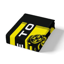 Load image into Gallery viewer, Teens Gamepad Bedding Set for Boys Children Kids Gamer Fitted Sheet Yellow Black Video Game Bed Sheet Set Room Decor Modern Game Controller Bed Cover 2/3Pcs