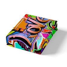 Load image into Gallery viewer, Hippie Graffiti Style Bed Sheet Set Teens Hip Hop Fitted Sheet Boys Graffiti Pattern Bedding Set For Kids Adults Street Culture Theme Bed Cover Ultra Soft Room Decor