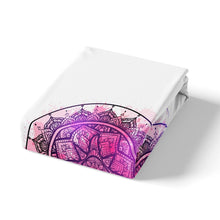 Load image into Gallery viewer, Girly Pink Dreamcatcher Bedding Set Boho Dream Catcher Bed Sheet Set For Girls Women Bohemian Style Fitted Sheet Tie Dye Bed Cover Bedroom Decor Chic Feather Print 2/3Pcs