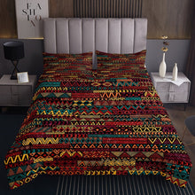 Load image into Gallery viewer, Bohemian Coverlet Set Exotic Aztec Bedspread Retro Boho Stripes Quilt Geometry Tribal Indian Daybed For Kids Boys Girls Women Room Decor Red Yellow Blue