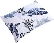 Load image into Gallery viewer, Coast Bedding Set Sea Turtle Duvet Cover Set for Kids Beach Comforter Cover Set