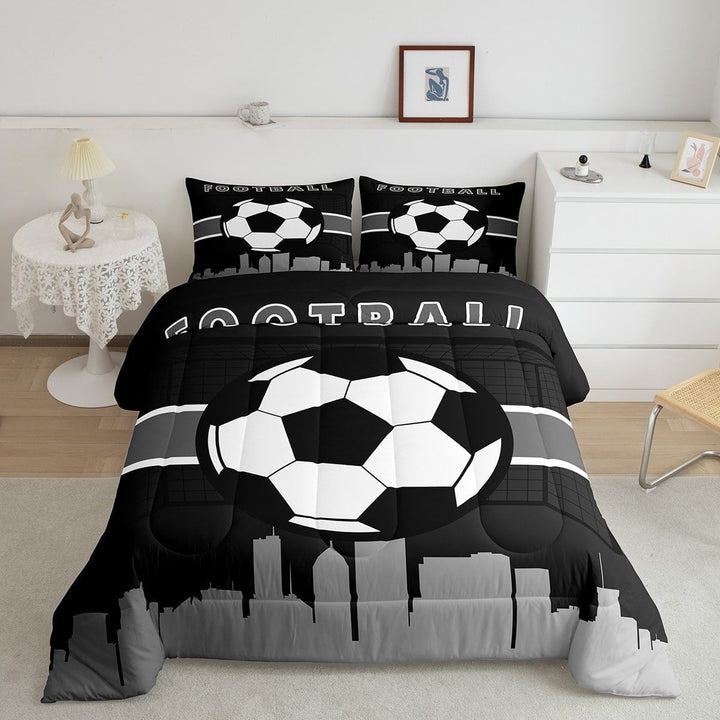 Racing Motorcycle Comforter Set ,Teal Neon Lights Honeycomb Bedding Set Dirt Bike Motocross Quilt Moto Extreme Sports Duvet Insert,Black White Lattice Buffalo Plaid Decor