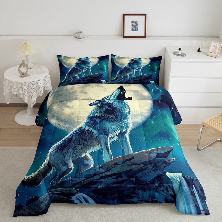 Racing Motorcycle Comforter Set ,Teal Neon Lights Honeycomb Bedding Set Dirt Bike Motocross Quilt Moto Extreme Sports Duvet Insert,Black White Lattice Buffalo Plaid Decor