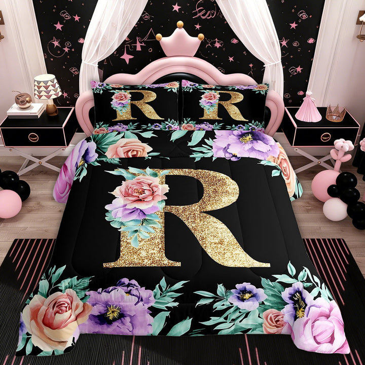Erosebridal Cheetah Leopard Print Full Size Comforter Sets for Kid, Modern Fashion Bedding Sets, 3 Pieces