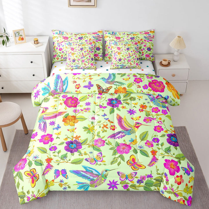 Erosebridal Musician Fan Bedding Twin Size, Music Lover Bedding Sets Twin Size, Kawaii Bowknot Decor, Reversible 7 Pieces