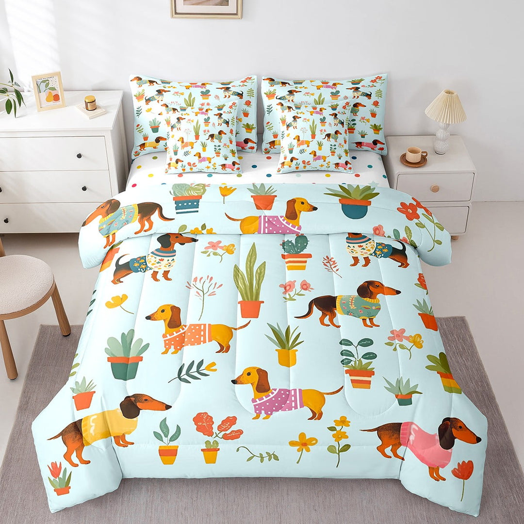 Erosebridal Kawaii Princess Bedding Twin Size, Pop Song Album Bedding Sets Twin Size, Butterfly Decor, Reversible 7pcs