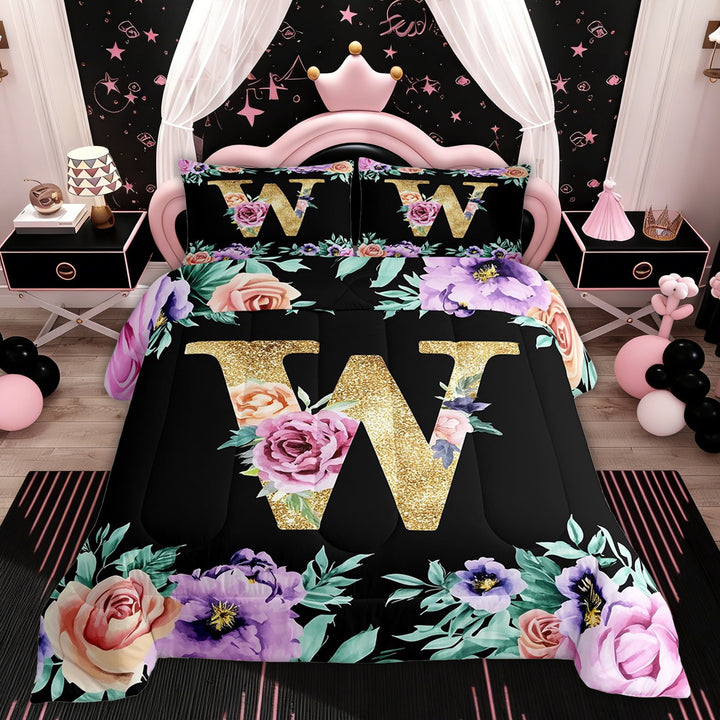 Erosebridal Cheetah Leopard Print Full Size Comforter Sets for Kid, Modern Fashion Bedding Sets, 3 Pieces