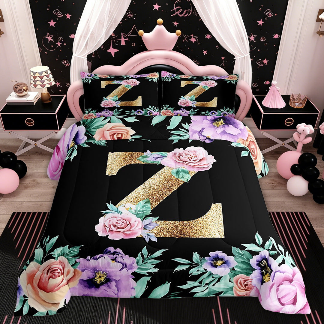 Erosebridal Cheetah Leopard Print Full Size Comforter Sets for Kid, Modern Fashion Bedding Sets, 3 Pieces