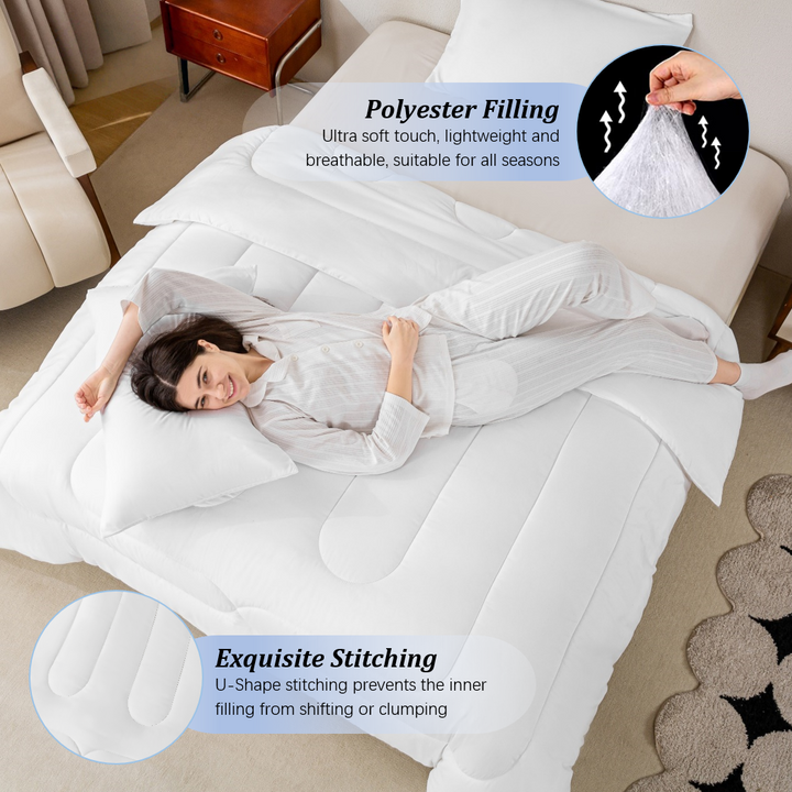 Erosebridal Soccer Comforter Set Twin 7 Pcs Football Purple White Black Geometric Stripes Bedding Set Soccer Ball Game Sports Theme Bed in a Bag with Comforter,Sheets