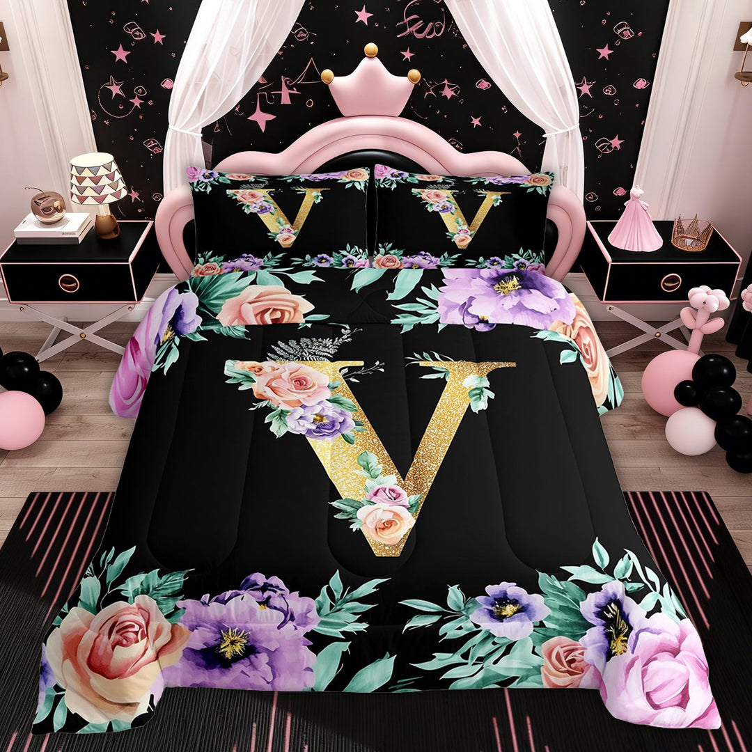 Erosebridal Cheetah Leopard Print Full Size Comforter Sets for Kid, Modern Fashion Bedding Sets, 3 Pieces