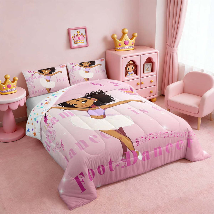 Bedding Set Full Cute Unicorn Full Comforter , Kawaii Rainbow Duvet Insert Magical Black Quilt Set, Horse Animal Bedding Comforters &amp; Sets Black Bedroom Decor