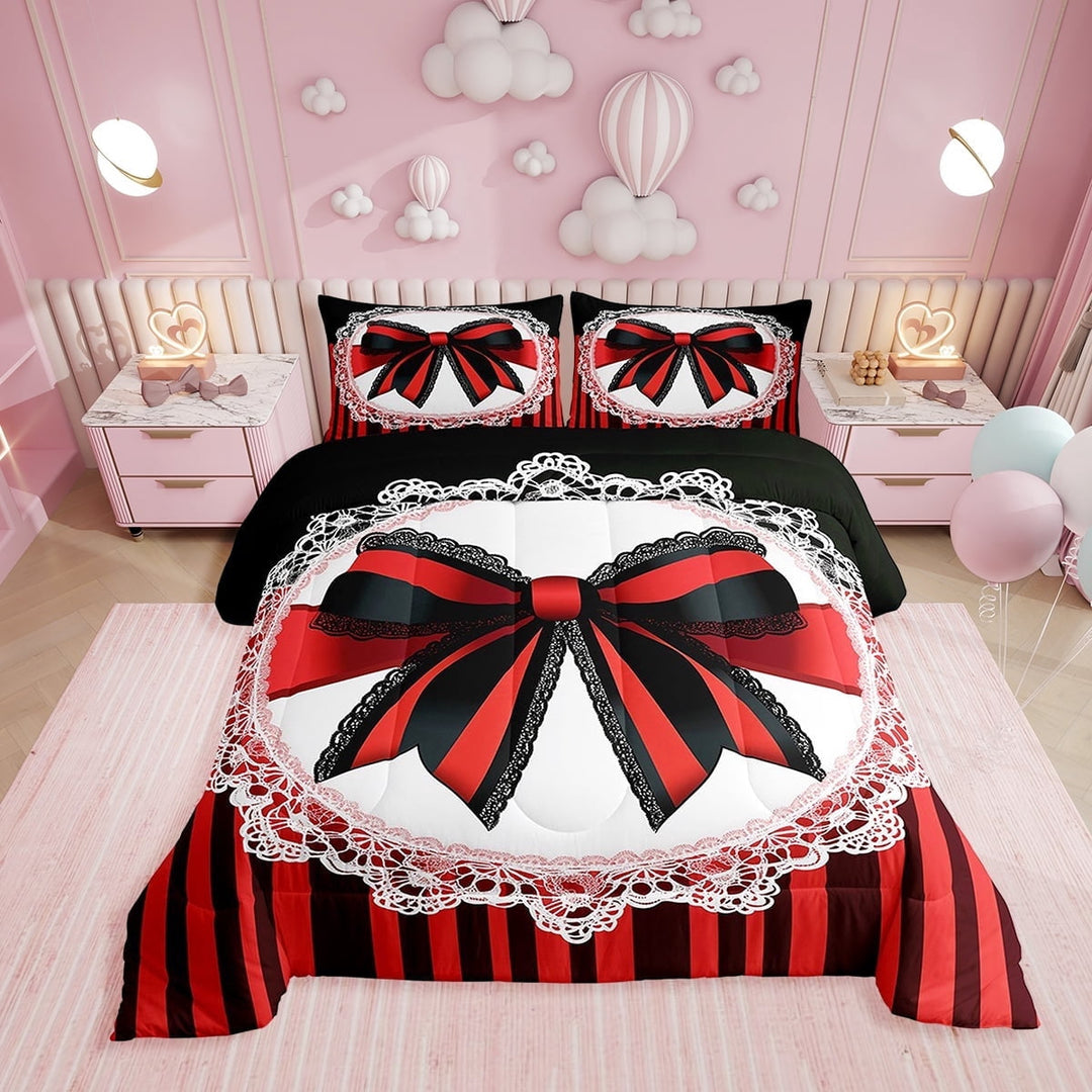 Erosebridal Leopard Print Kids Full Size Comforter Sets, Pink Camo Cheetah Printed Bedding Sets, 3-Piece