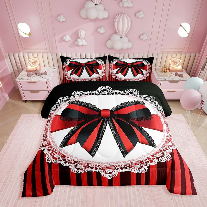 Erosebridal Leopard Print Kids Full Size Comforter Sets, Pink Camo Cheetah Printed Bedding Sets, 3-Piece